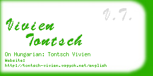 vivien tontsch business card